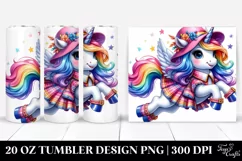 Cute Unicorn Jumping | 20 oz Tumbler Product Image 1