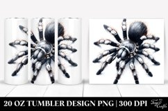 Washed Watercolor TARANTULA Image | 20 oz Tumbler Product Image 1