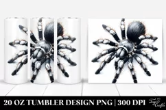 Washed Watercolor TARANTULA Image | 20 oz Tumbler Product Image 1