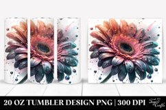 Gerbera with Metallic Insertions | 20 Oz Tumbler Product Image 1