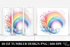 Colorful Pastel Rainbow | 20 Oz Tumbler Product Image 1