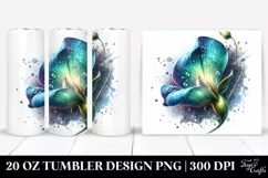 Shiny Sweet Pea Tumbler Design Product Image 1