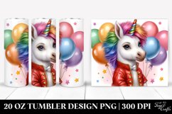 Baby Unicorn as Johny Bravo | 20 Oz Tumbler Product Image 1