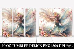 Fairy Tumbling with Spring Petals | 20 Oz Tumbler Product Image 1