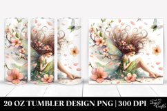Fairy Tumbling with Spring Petals | 20 Oz Tumbler Product Image 1