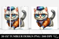 Vibrant Baby Cat Tumbler Product Image 1