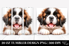 Happy Baby Saint Bernard.20 Oz Tumbler Product Image 1