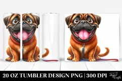 Crazy Looking Funny Bullmastiff | 20 Oz Tumbler Product Image 1