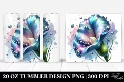 20 Oz Tumbler Sublimation | Material Sweet Pea Splash Product Image 1