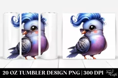 Vibrant Baby Dove Tumbler Product Image 1