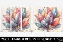 Glossy Tulip Frame Tumbler | 20 oz Tumbler Product Image 1