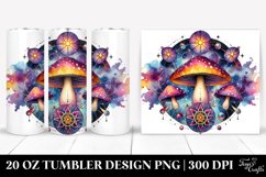 Magical Celestial Mushroom Clipart 20 Oz Tumbler Product Image 1