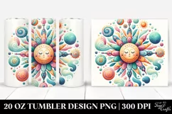 Whimsical Colorful Sun | 20 oz Tumbler Product Image 1