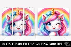 Adventurous Unicorn in Pastel Colors | 20 oz Tumbler Product Image 1