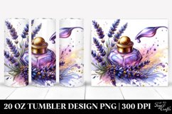 20 Oz Tumbler Sublimation | Material Lavender Splash Product Image 1