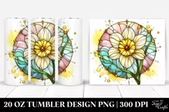 Stained Daffodil Golden Insertions 20 oz Tumbler Product Image 1