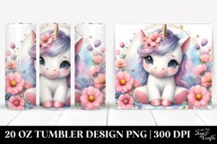 cute Baby Unicorn Cosmos | 20 oz Tumbler Product Image 1