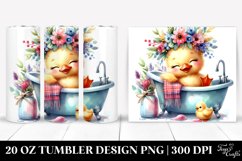 20 Oz Tumbler Sublimation | Vibrant Watercolor Smiling Baby Product Image 1