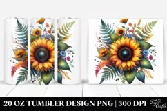 Colorful Sunflower | 20 oz Tumbler Product Image 1