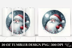 Simple Christmas Santa | 20 oz Tumbler Product Image 1