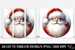 Simple Christmas Santa | 20 oz Tumbler Product Image 1