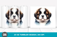 Graceful Saint Bernard Tumbler | 20 oz Tumbler Product Image 1