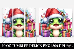 Vibrant Frog with Expressive Face 20 Oz Tumbler Product Image 1