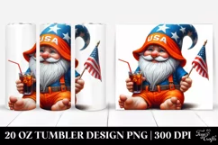 Digital Painting Gnome Tumbler 20 Oz Product Image 1