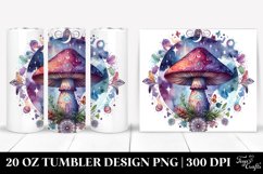 Magical Celestial Mushroom in Vibrant Colors, Transparent 20 Product Image 1