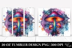 Magical Celestial Mushroom in Vibrant Colors, Transparent 20 Product Image 1