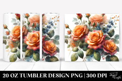 Spring 20 Oz Tumbler Png Product Image 1