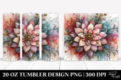 Stained Dahlia Tumbler Product Image 1