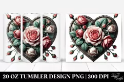 Valentines 20 Oz Tumbler Png Product Image 1