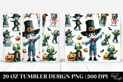 Funny Haloween Clipart | 20 oz Tumbler Product Image 1