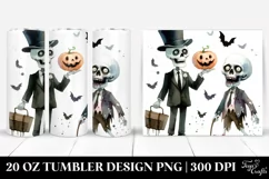 Funny Haloween Clipart | 20 oz Tumbler Product Image 1