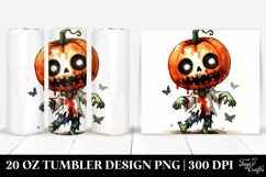 Funny Haloween Clipart | 20 oz Tumbler Product Image 1