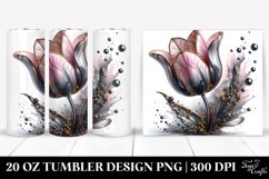 Glossy Tulip Tumbler Product Image 1