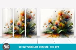 Abstract Glossy Nasturtium | 20 oz Tumbler Product Image 1