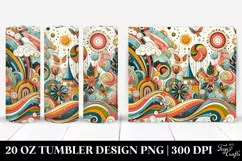 Retro Colorful Whimsical | 20 oz Tumbler Product Image 1