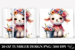 20 Oz Tumbler Sublimation | Vibrant Boho Colorful Watercolor Product Image 1