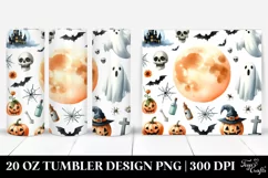 Funny Halloween Full Moon 20 Oz Tumbler Product Image 1