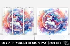 Dreamy Unicorn Nebula Dance | 20 Oz Tumbler Product Image 1