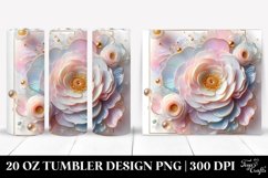 Glossy Ranunculus | 20 oz Tumbler Product Image 1