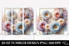 Glossy Ranunculus | 20 oz Tumbler Product Image 1