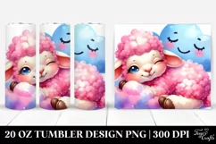 Colorful Baby Lamb Dream | 20 Oz Tumbler Product Image 1