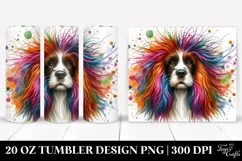 Cute Vibrant English Springer Spaniel Clipart Product Image 1