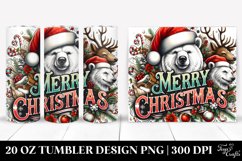 Christmas PNG 20 Oz Tumbler Design Product Image 1