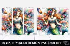 Vibrant Mermaid | 20 oz Tumbler Product Image 1