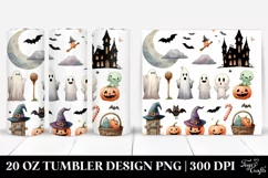 Funny Scene Halloween Clipart 20 Oz Tumbler Product Image 1