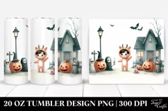 Funny Scene Halloween Clipart 20 Oz Tumbler Product Image 1